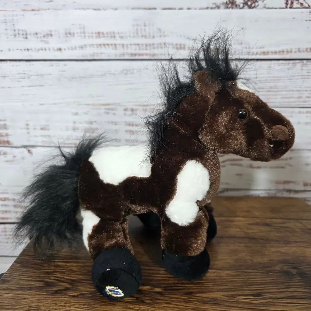 GANZ Plush Horse Web Kinz Brown and White